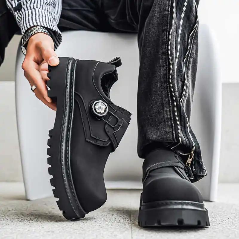 Mocasins Normal Leather Sneakers Sneakers For Man Therapeutic Black Shoes For Mens Gray Man Boots Sports Offers Outside