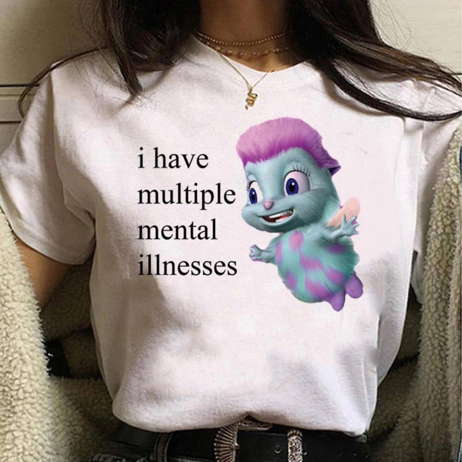 

Bibble Tee Women Streetwear T-shirts Girl Streetwear Clothing S чёрный