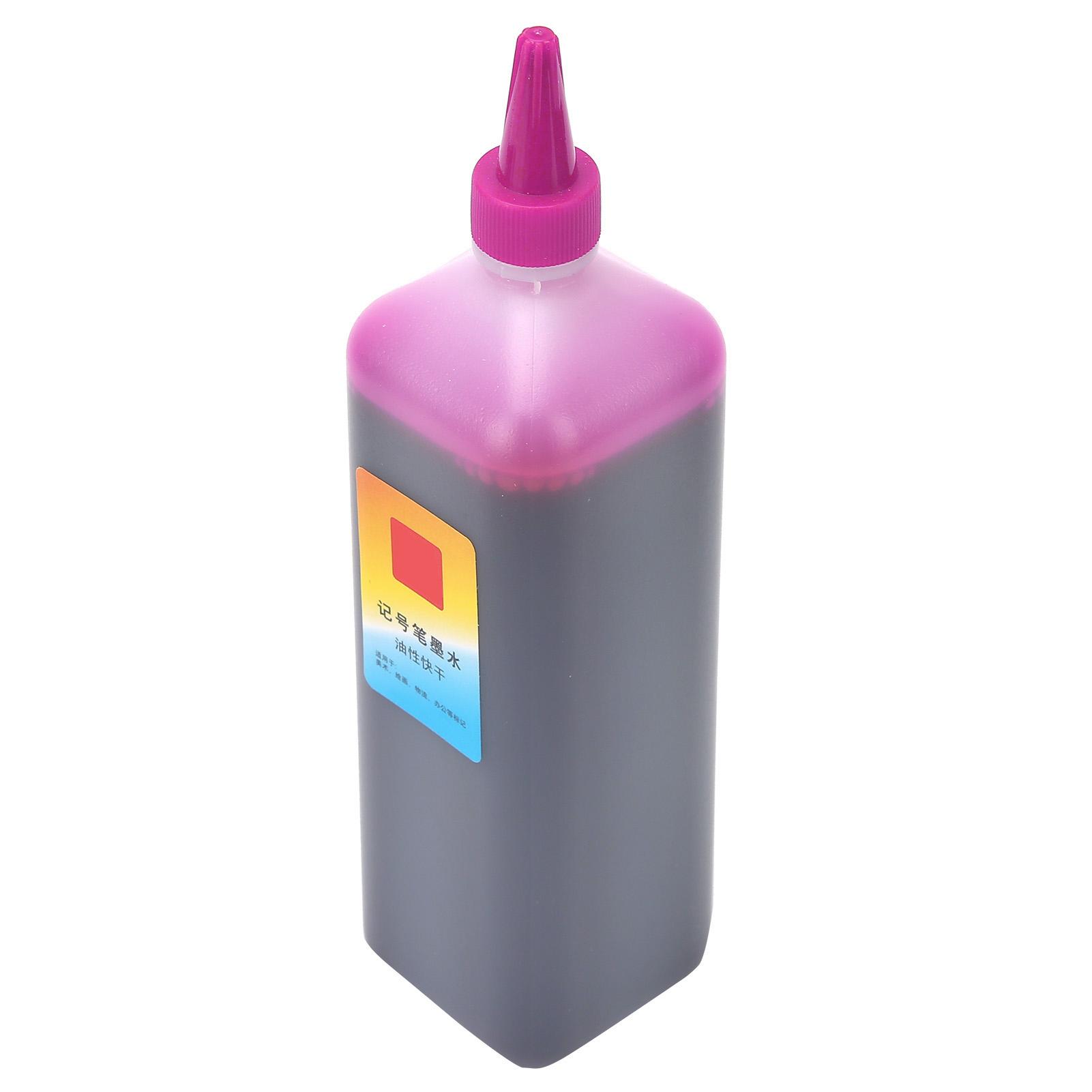 

Marker Refill Ink Color Permanent Poster Pen Replenishing Liquid Art Craft Supplies200ml Peach Pink