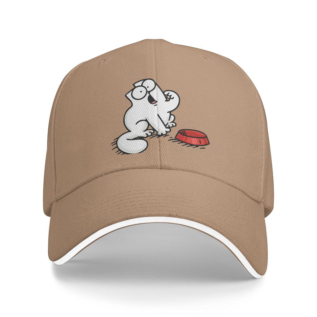 Simons Cat Casual Baseball Cap Summer Trucker Hat Sun Outdoor Sports Hip Hop Hats Couple Women y2k Funny Baseball Caps