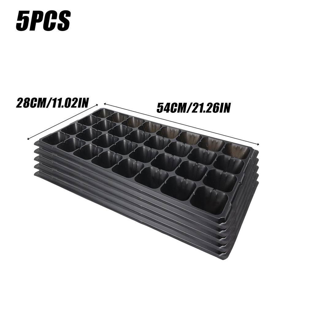 Plant Nursery Tray Multi Hole Seed Starter Pots With Drainage Seedling Grow Containers For Vegetables Flowers Succulents Indoor