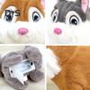 Electric Plush Squirrel Toy Interactive Jumping Movable Tail Squirrel Toy Toddlers Educational Baby Tummy Time Crawling Stuffed Animal Toy