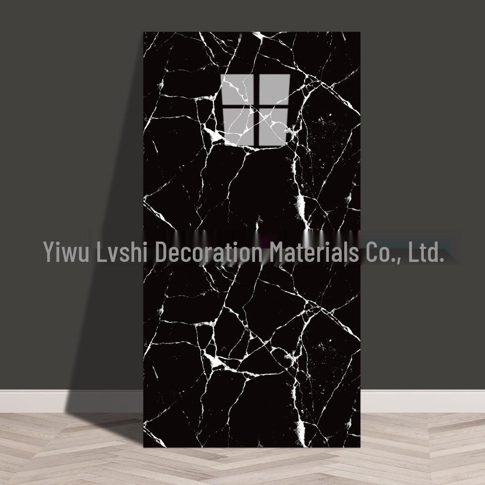 Self-Adhesive Marble Tile Wall Stickers, Aluminum Plastic Panels for Living Room Decoration