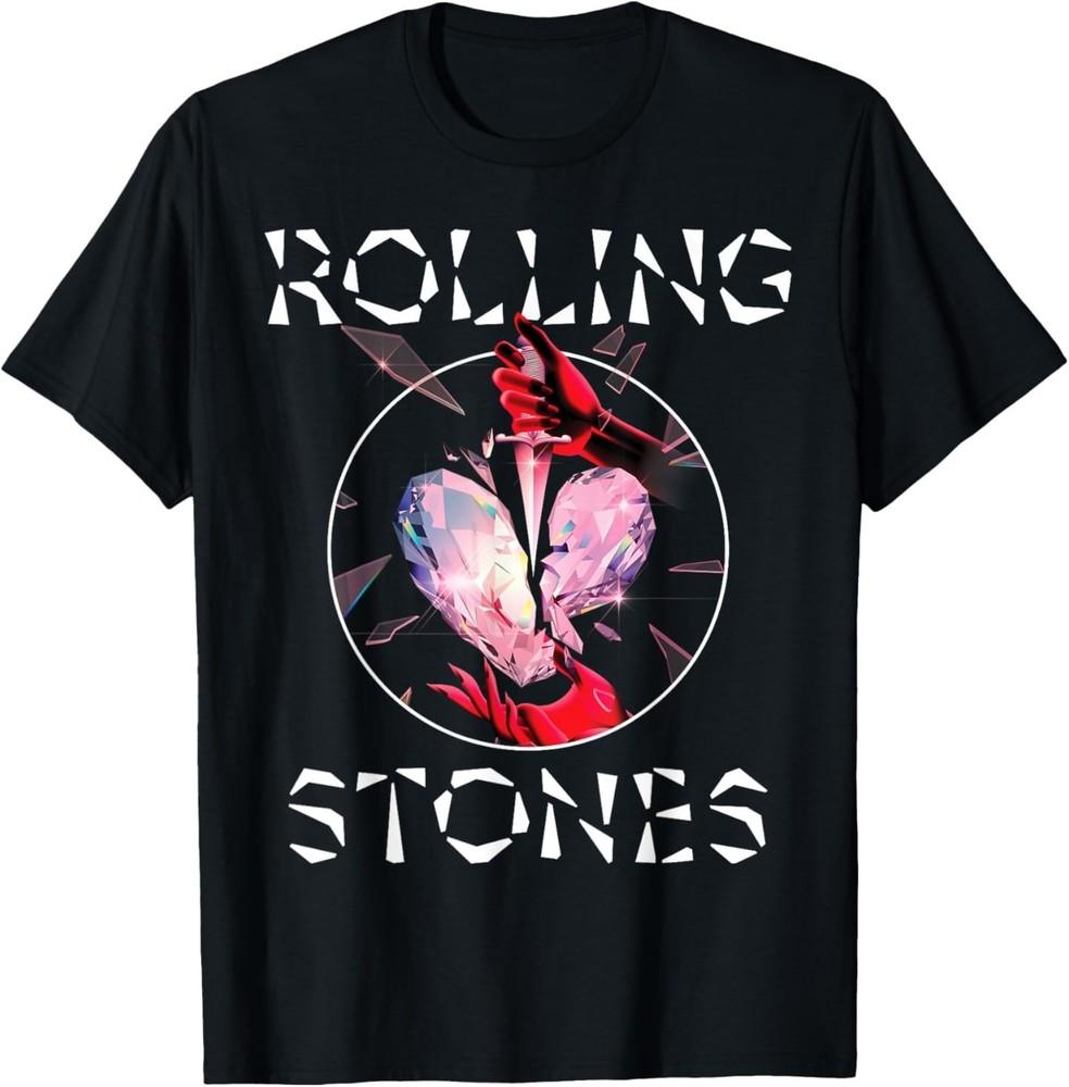

Official The Rolling Stones HD Prism Heart T-Shirt 4XL