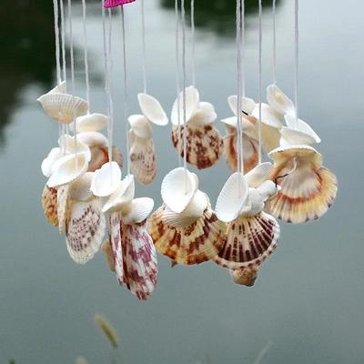 Kreatives Dekor Türfenster Ornamente Windspiele Muschel Bunt Mediterraner Stil Modeaccessoires Geschenke Heimbedarf