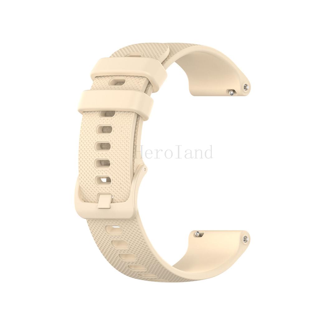 18 20 22MM Watch Strap For Garmin Vivoactive 4S 4 3 Smart Watch Sport Silicoe Wristband For Garmin Active S / Move 3S Bracelet