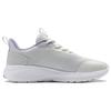 Li-Ning Lightweight Reflective Casual Comfortable Versatile Shock Absorbing Non-Slip Durable Low-Top Running Shoes Women Sneaker White Gray ARST064-2