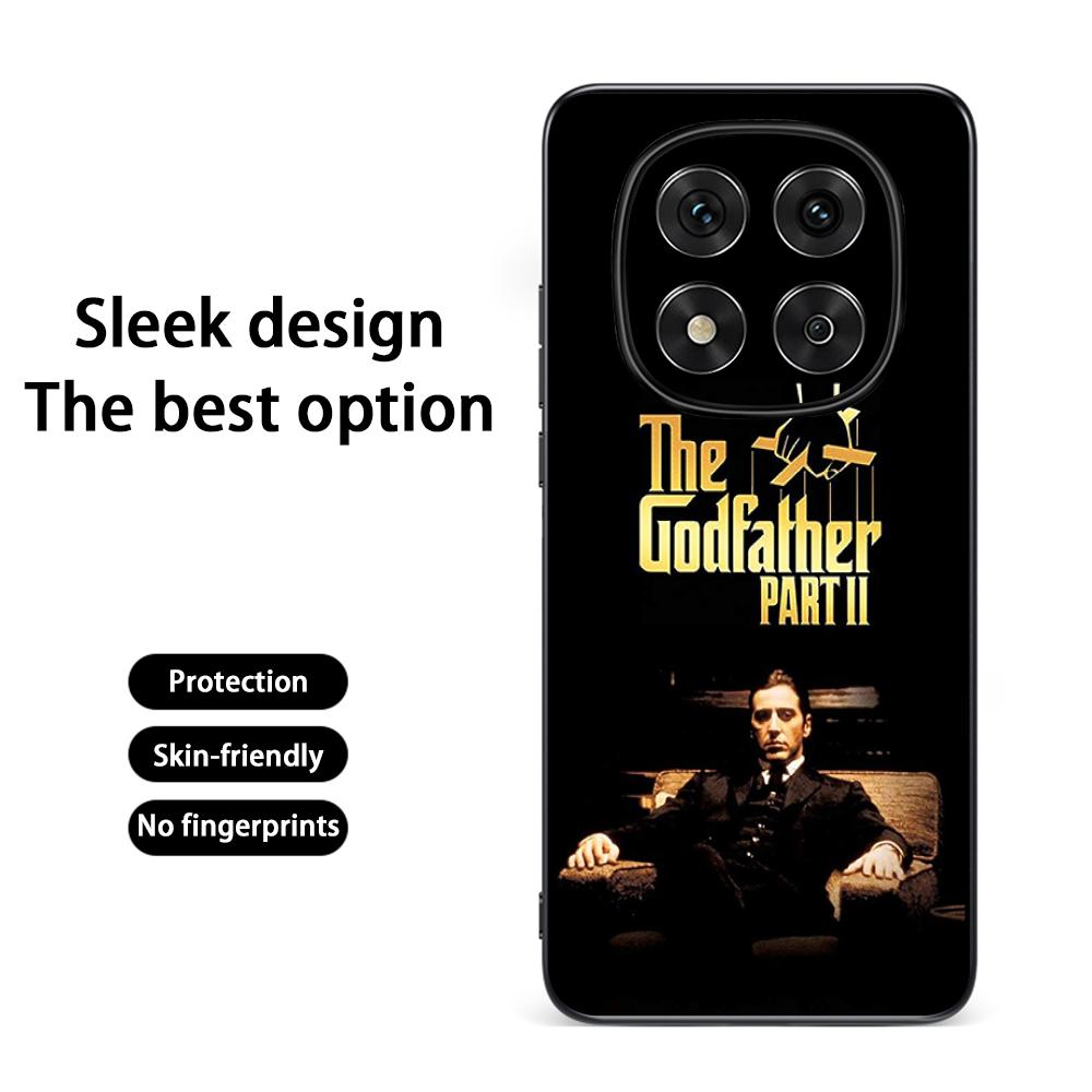 

The godfather Classic movie posters Phone Case For Redmi Note 14 13 12 11 Pro Plus S 5G 14C A3 Soft Black Phone Cover Redmi Note14Pro 5G