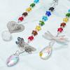 Exquisite Butterfly Prism Pendant Unique Window Hanging Suncatchers Crystal Wind Chime  Balcony