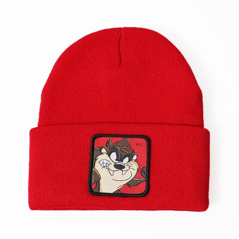 Animal Whirlwind Dog Tez TAZ Knitted hat, woolen hat, hip-hop ski pullover hat