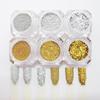 02mm/0.4mm/0.6mm Gold/Silver Nail Art Dust Laser Powder Sequins Glitter Paillette