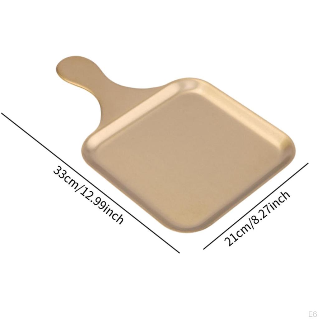 Cake Tray Serving with Handle Creative Decorate Multipurpose Snack Plate Decorative