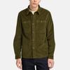 Timberland Polo-Kragen Sportlich Lässig Mehrfachtaschen Langarmhemd Herrenhemden Olivgrün A68W7-302