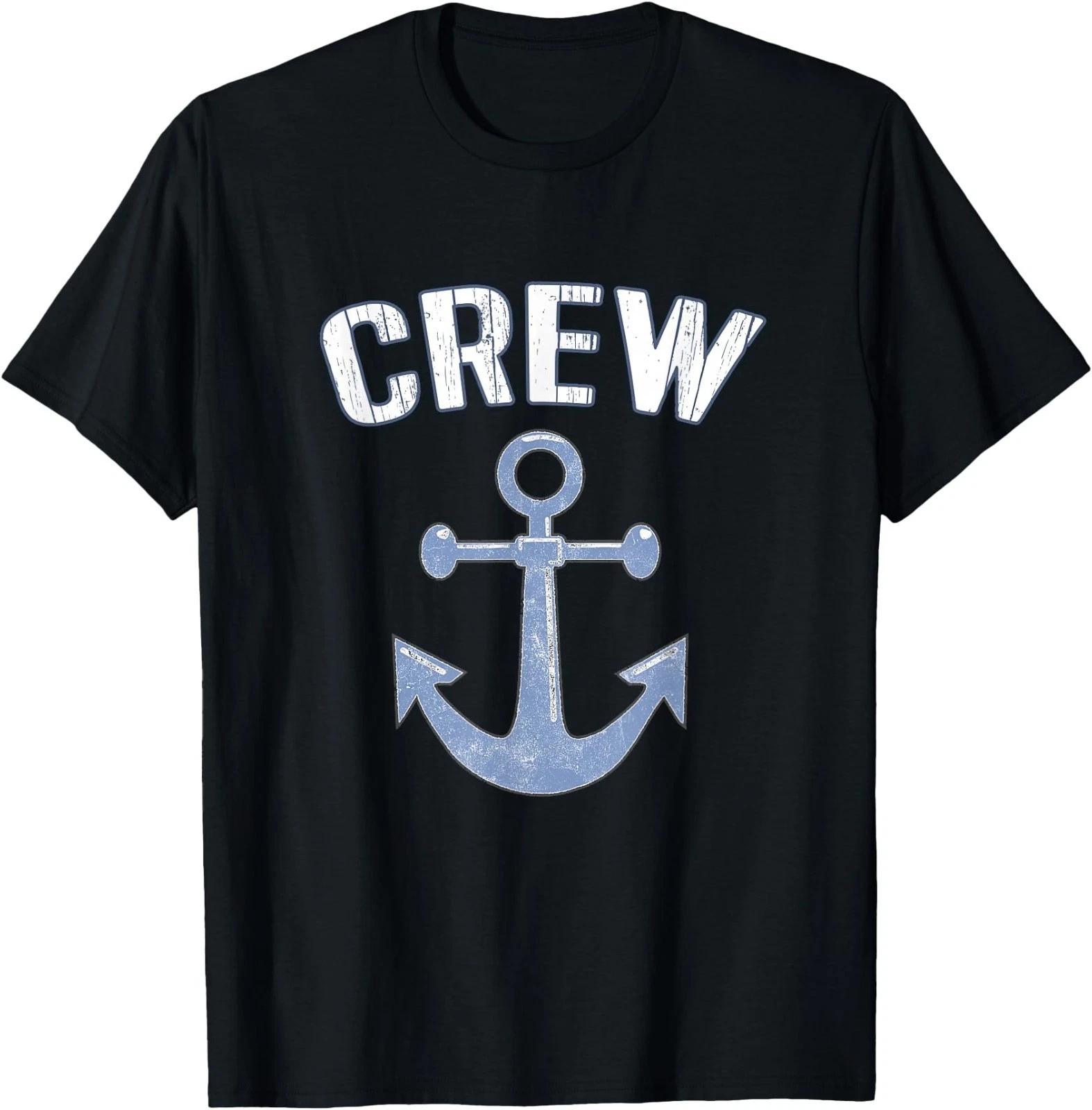 Boating Captain Crew Pontoon Nautical Gift Sailing Anchor T-Shirt 110