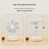 Kaxidaofu 6-Zoll USB Schreibtischventilator mit Oszillation