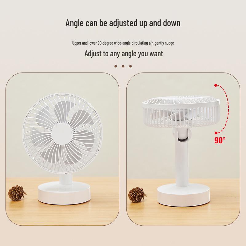 Kaxidaofu 6-Zoll USB Schreibtischventilator mit Oszillation