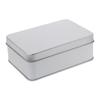 Small Metal Tin Silver Storage Box Case Organizer For Money Coin Candy Key