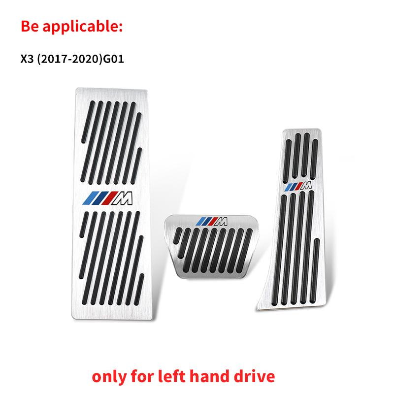 2025 Hot Foot Rest Fuel Brake Gas Pedal Pads Covers Car Accessories For BMW 3 5 Series M3 M4 E90 F10 F30 F15 F25 F20 F32 F48 X5