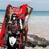 Anime Poster E-Emily HD Anime Microfiber Beach Towel Absorbent Quick dry Soft Yoga Swimming Resort Mountain Climbing Towel