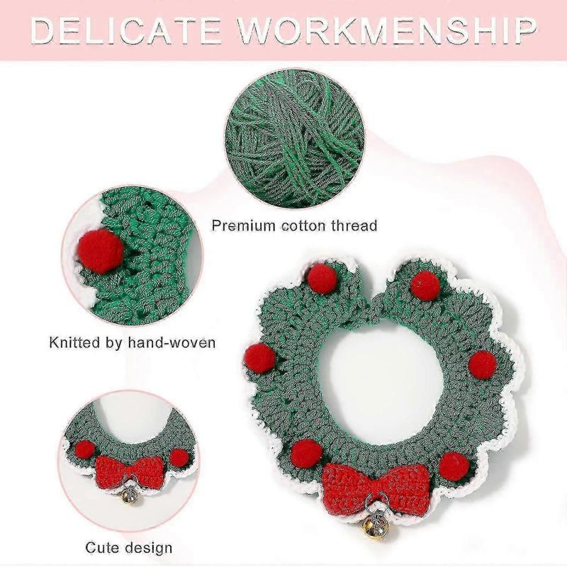 Pet Collars Hand-woven Scarf. Dress Up And Costume For Holiday Decoration. Ideal Gift