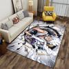 Energetic Character in Action suitable as a non-slip mat for the living room or bedroom sofa