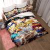 New 2026 3D Printed DRAGON BALL Bedding Set – Duvet Cover and Pillowcases Feature Adorable Cartoon Designs.