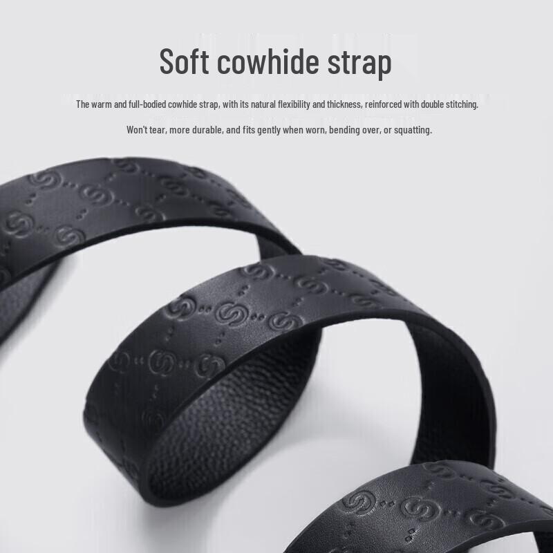 GOLF Men's Genuine Leather Automatic Buckle Belt