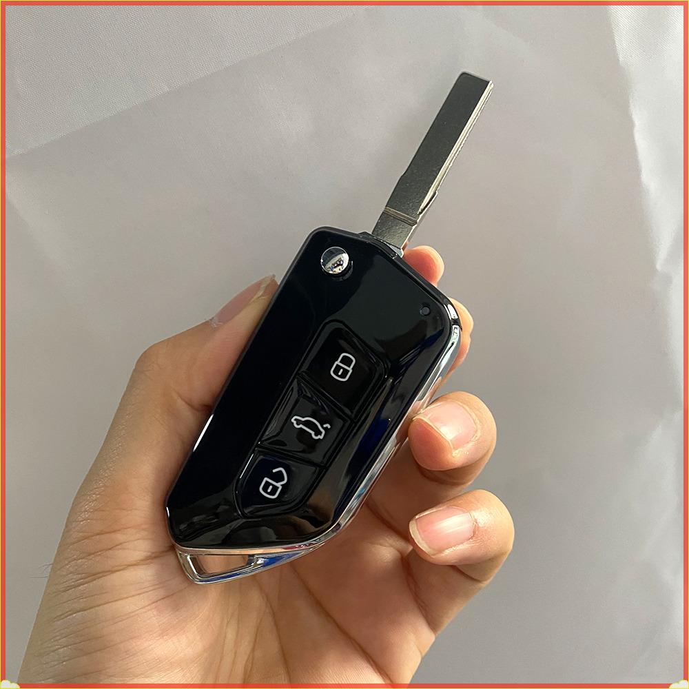 EBL2 Modified Exterior Car Key Shell Case Fob for Volkswagen Jetta Golf Polo Passat Beetle for Skoda Seat B5 Mk6 Caddy Tiguan Octavia