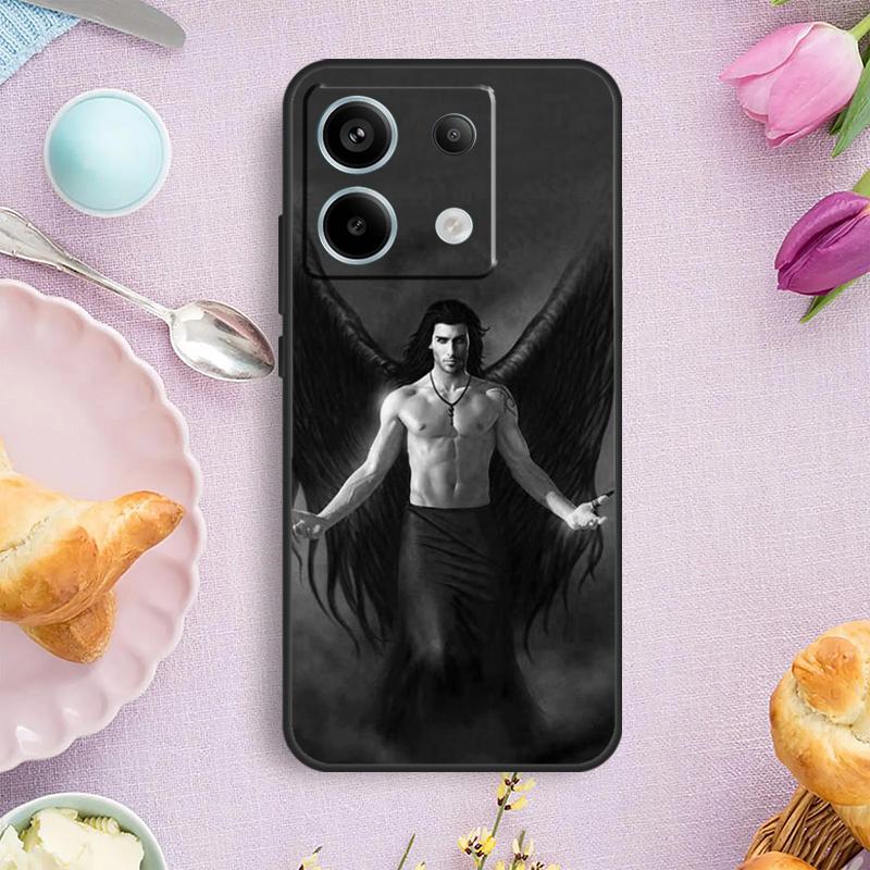 Angel Wings Painting Case For Xiaomi Redmi Note 15 Pro Plus 10 11 12 13 14 Pro Cover For Redmi 14C 15C 12C 10C 13C
