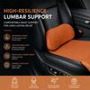 Memory Foam Integrated Lumbar Leg Support Mat Leather Extended Seat Cushion  Vehicle Universal