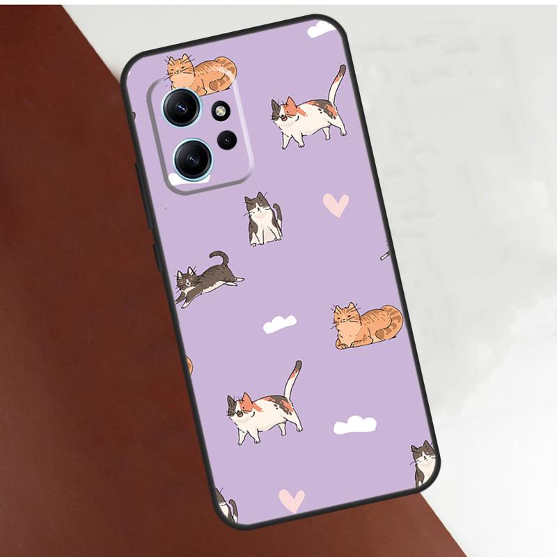 Funny Cat Collage Case For Xiaomi Redmi Note 14 13 9 10 11 12 15 Pro Plus Cover For Redmi 15 C 13C 12C 10C 14C