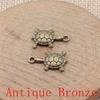 Turtle Shaped Charms Pendant For Bracelet Necklace Jewelry Making Craft Findings