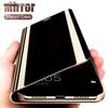 Mirror Flip Case For Samsung Galaxy S26 S25 S24 S23 S21 S20 Ultra Plus FE Cases For Samsung Note 20 10 Ultra Plus Carcasa Cover