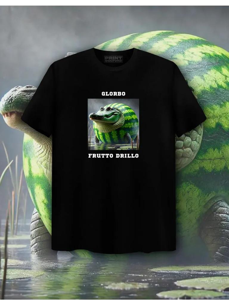 T-shirt with a Meme Print Glorbo Frutto Drillo