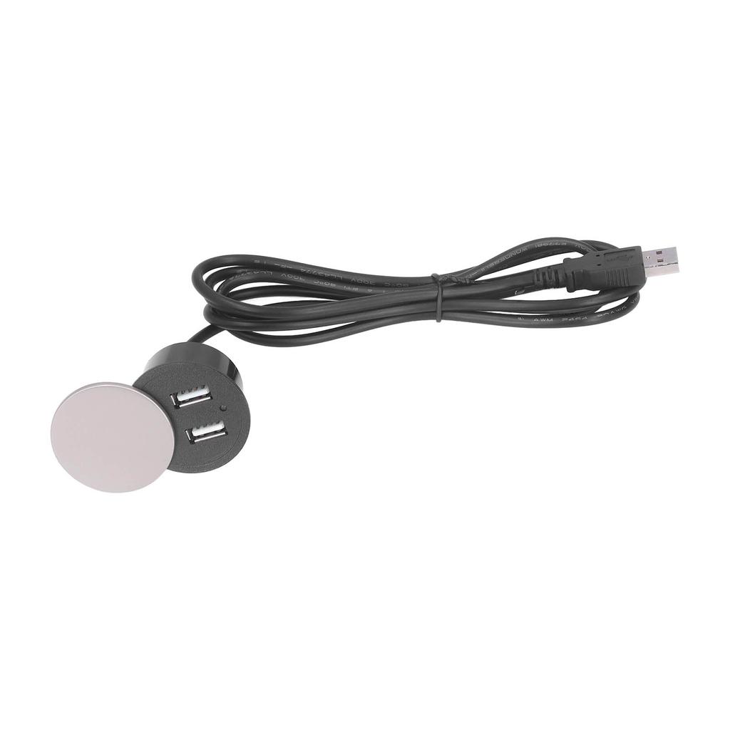 Laadimispesad Lauaarvuti Toitekaabel Toitepistikupesa 2 USB-pordiga Lauale Diivanile Kontorisse