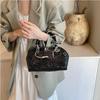 New Stone Pattern Women's Bag With Snake Hardware Large Capacity Crossbody Shell Bag Handbags Shoulder Bag Top-handle Shell Bag