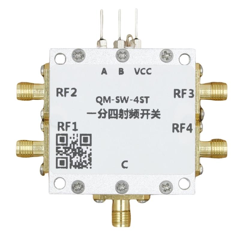 SP4T sSwitch DC00.1-0.1-6GHz RF Switches 1 to 4 RF Single Poles Four Throw Switches Switching Microwave Electronic Switc