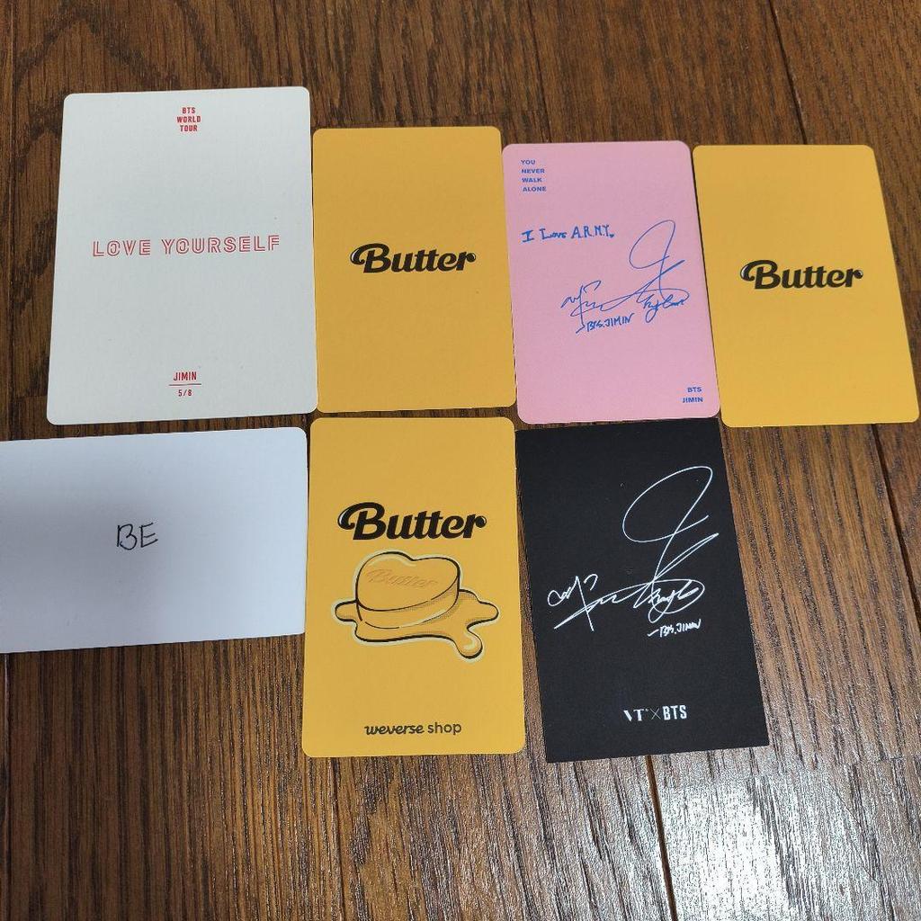 [USED] BTS Jimin trading card