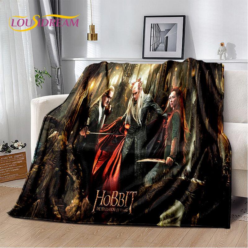 L-Lord of the Rings H-Hobbit Soft Plush Blanket,Flannel Blanket Throw Blanket for Living Room Bedroom Bed Sofa Picnic Cover Kids