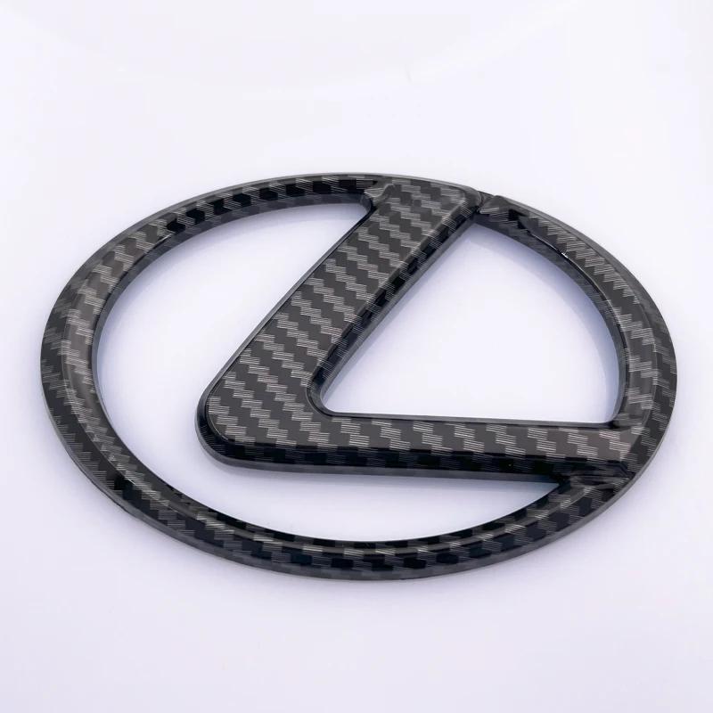 For Lexus F SPORT GX460 Ct200h IS250 ES 220D Carbon fiber Head Rear Body Decal Accessories Car Front Grille Badge Trunk Emblem