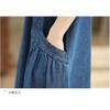DIMANAF Women Plus Size Denim Blue Dress Maxi Long Dress Sleeveless Vintage Loose Casual Basic Dresses Cottton