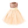 Floral  Princess Bridesmaid Pageant Gown Birthday Party Wedding Dress