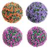 Artificial Green Plant Hanging Flower Ball With Plastic Material For Home Decor And Event Use