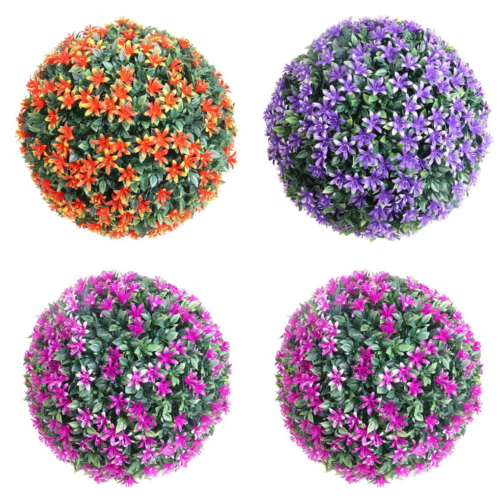 Artificial Green Plant Hanging Flower Ball With Plastic Material For Home Decor And Event Use