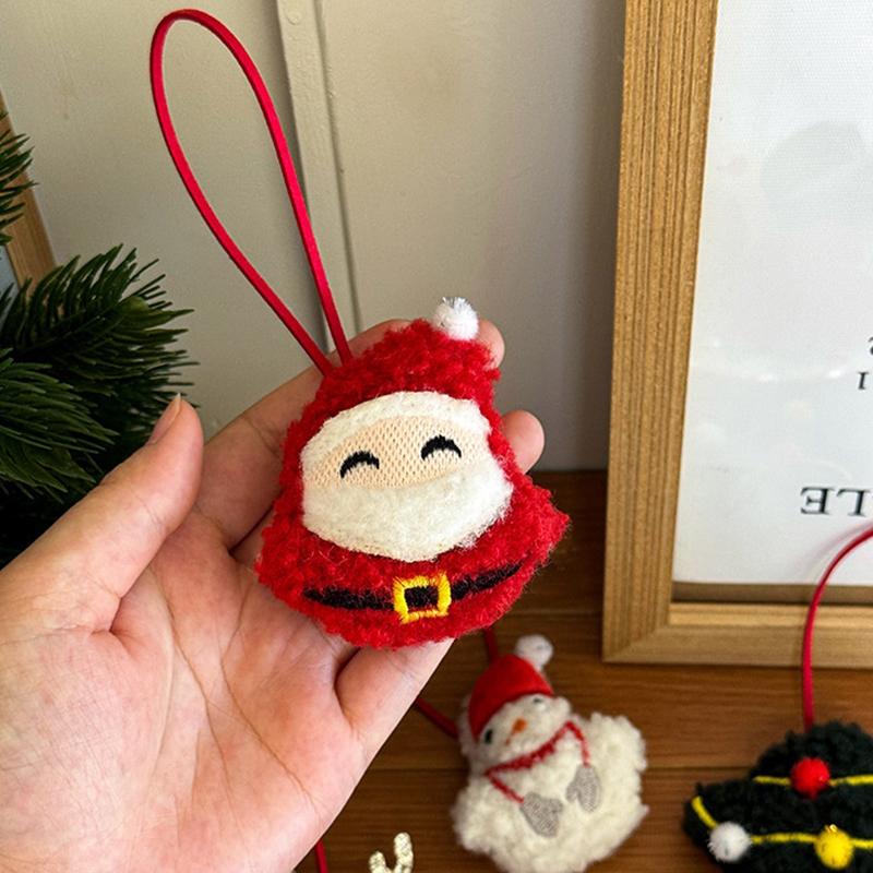 1 sztuka Zawieszka Choinka Pluszowe Zabawki Święty Mikołaj Choinka Zawieszka Aparat Dekoracja Pokoju Plecaka Gadżety Outdoorowe