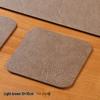 Chinese Style High-End Retro Leather Non-Slip Coaster for Water, Whiskey, and Tea Cups.
