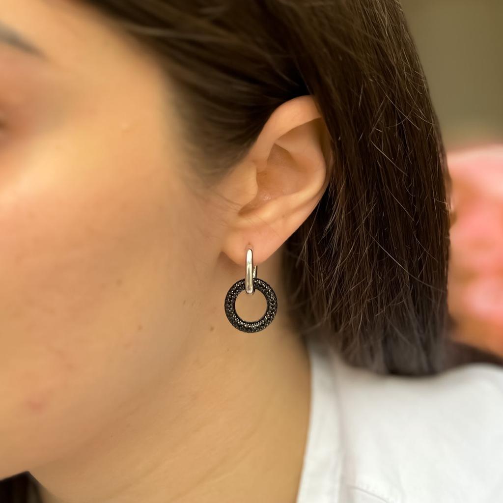 Silberohrringe mit Zirkonia (60001428)