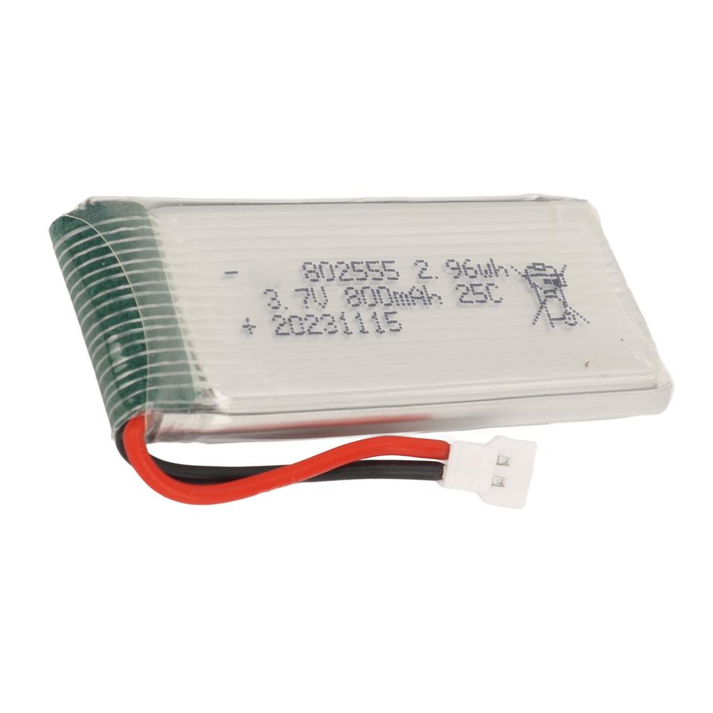 3.7V 800mAh LiPo Battery 25C Rate RC Model Airplane Lithium Battery With XH2.54 Plug for F181 F163 H12C Quadcopter