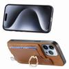 2 in 1 Detachable Magnetic Wallet Leather Ring Holder Case For iPhone 15 Pro Max 16 Plus 14 13 12 11 XR XS Se 2022 Stand Cover