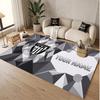 Personalized Crystal Velvet Carpet Athletic Bilbao FC Pattern Non Slip Floor Rug
